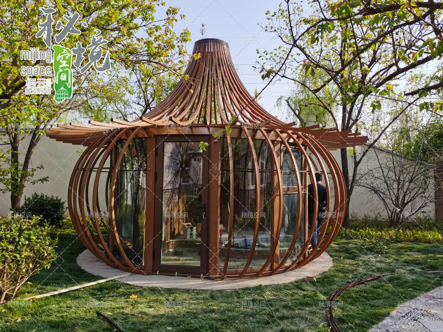 pp电子空间景观小屋